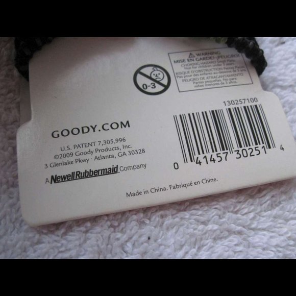 10 Black 2009 Goody Ouchless Stay Put Ponytailer Hair Bands No Metal Elastics - Picture 3 of 4